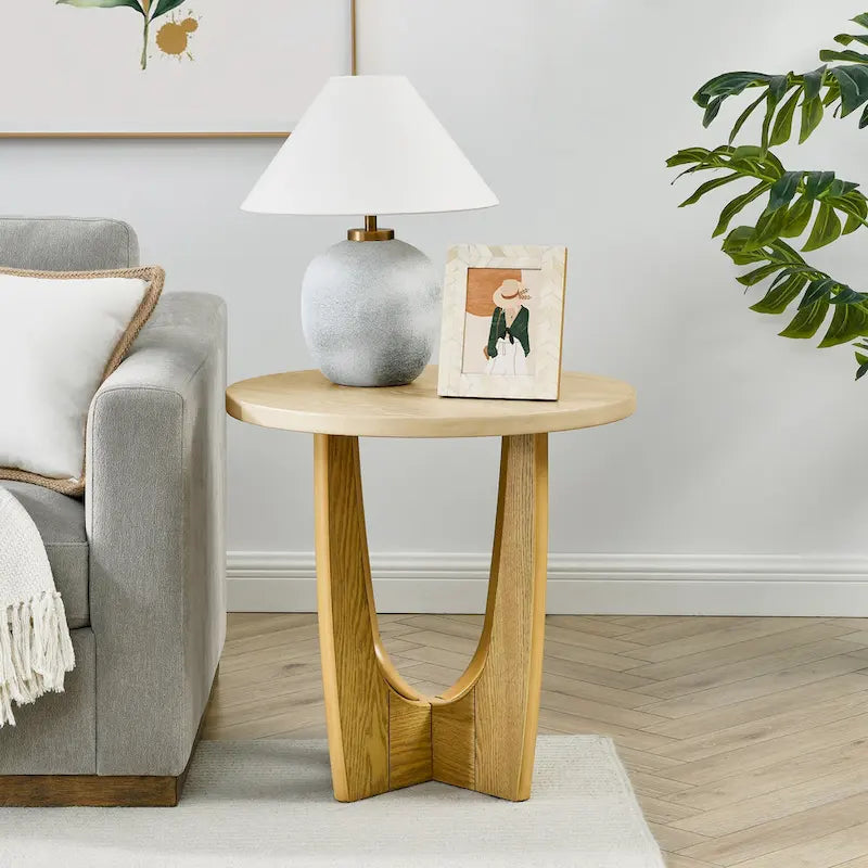 25 Round End Table