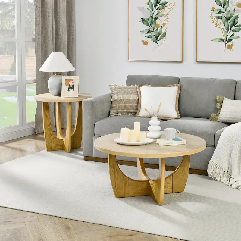 Table d'appoint ronde de 25