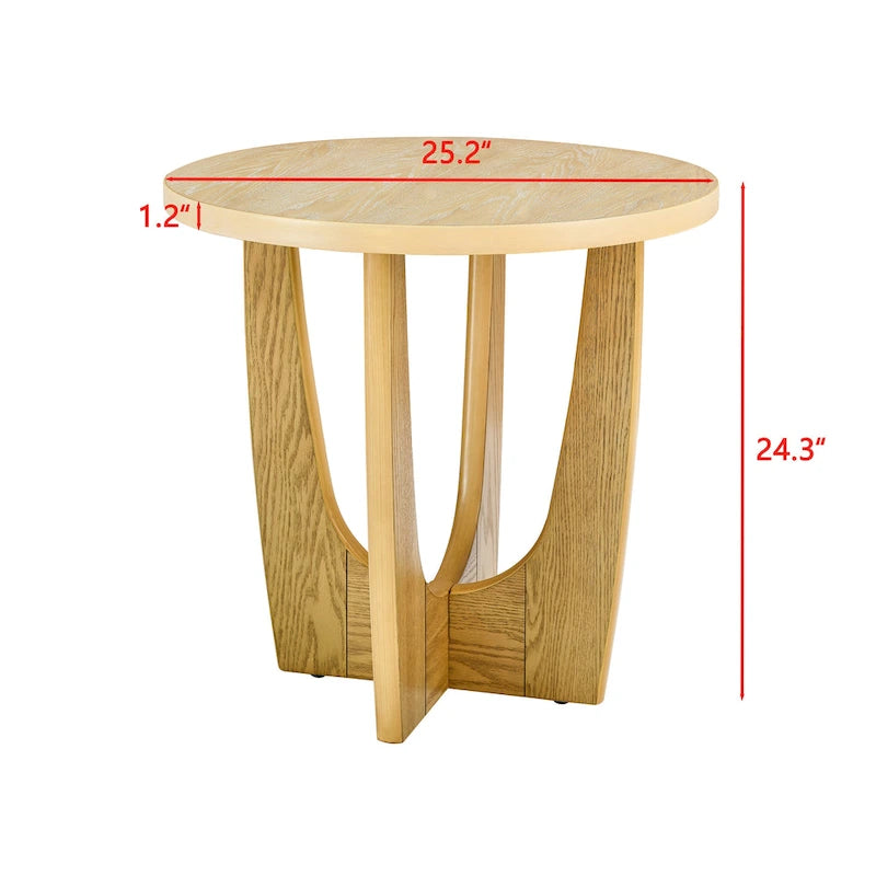 Table d'appoint ronde de 25