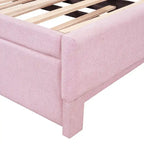 Lit de repos capitonné taille double avec lit gigogne escamotable