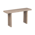 Console moderne 59 avec des formes latérales distinctives pour l'entrée et le salon