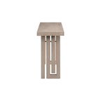 Console moderne 59 avec des formes latérales distinctives pour l'entrée et le salon