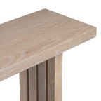 Console moderne 59 avec des formes latérales distinctives pour l'entrée et le salon