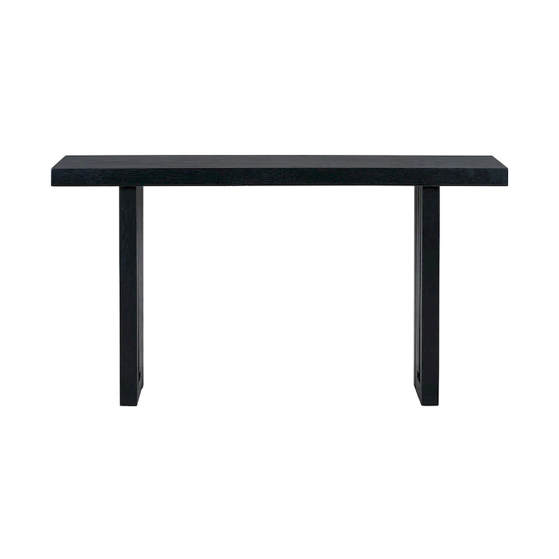 Console moderne 59 avec des formes latérales distinctives pour l'entrée et le salon