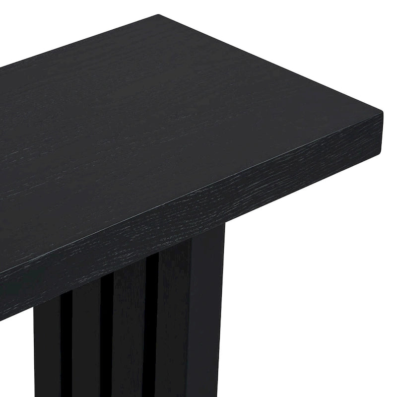Console moderne 59 avec des formes latérales distinctives pour l'entrée et le salon