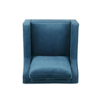 Fauteuil club en velours contemporain de style glamour, siège d'appoint rembourré pour salon