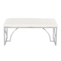 Lit plateforme moderne Blanc Gris Design élégant Mobilier de chambre douillet