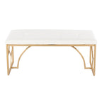 Lit plateforme moderne Blanc Gris Design élégant Mobilier de chambre douillet