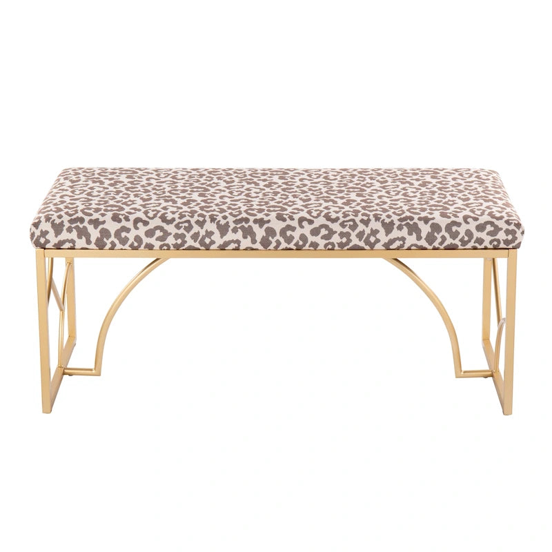 Lit plateforme moderne Blanc Gris Design élégant Mobilier de chambre douillet