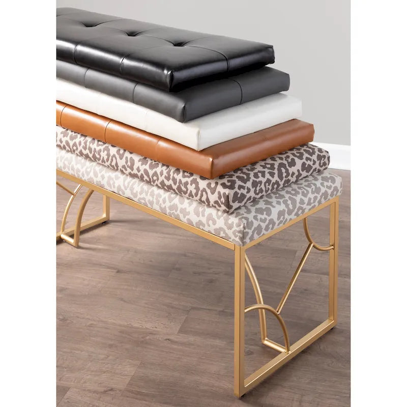 Lit plateforme moderne Blanc Gris Design élégant Mobilier de chambre douillet