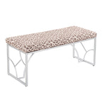 Lit plateforme moderne Blanc Gris Design élégant Mobilier de chambre douillet