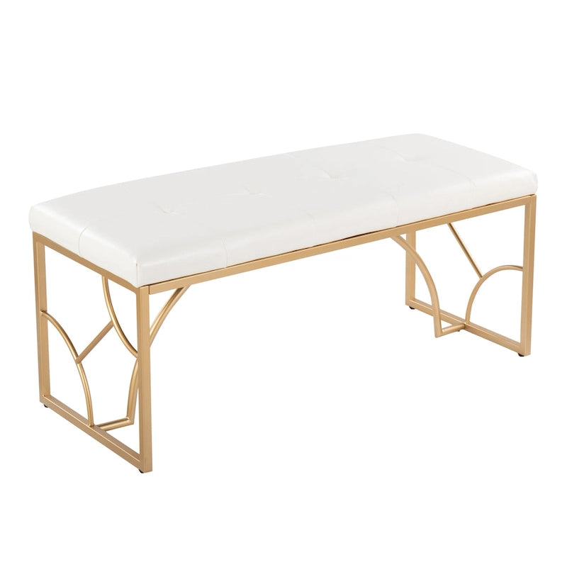 Lit plateforme moderne Blanc Gris Design élégant Mobilier de chambre douillet