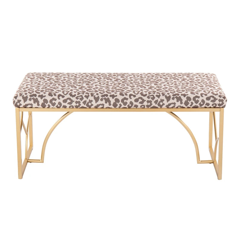 Lit plateforme moderne Blanc Gris Design élégant Mobilier de chambre douillet