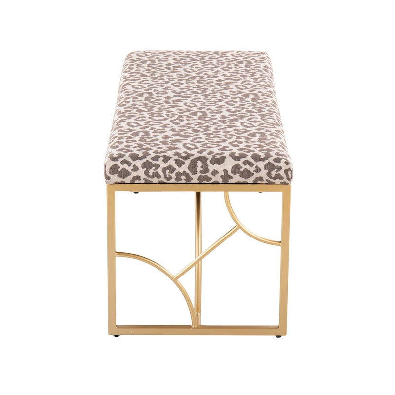 Lit plateforme moderne Blanc Gris Design élégant Mobilier de chambre douillet