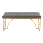 Lit plateforme moderne Blanc Gris Design élégant Mobilier de chambre douillet
