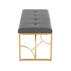 Lit plateforme moderne Blanc Gris Design élégant Mobilier de chambre douillet