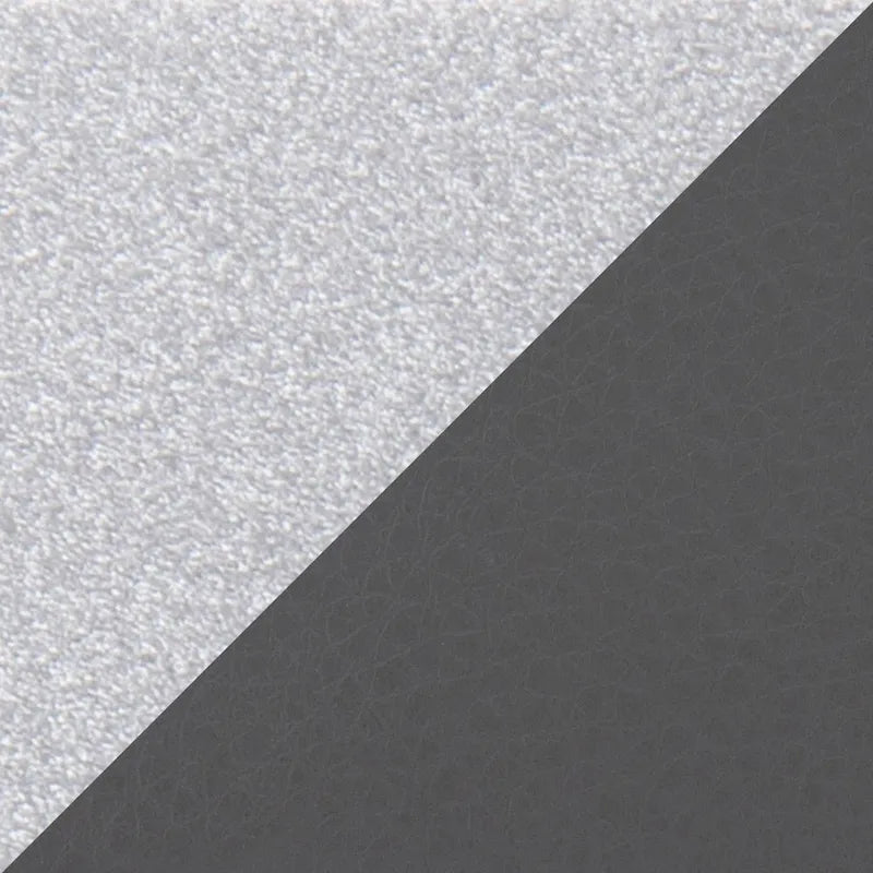 Lit plateforme moderne Blanc Gris Design élégant Mobilier de chambre douillet