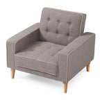 Lit plateforme en velours de style Mid-Century Modern avec tête de lit capitonnée et cadre en bois massif, mobilier de chambre