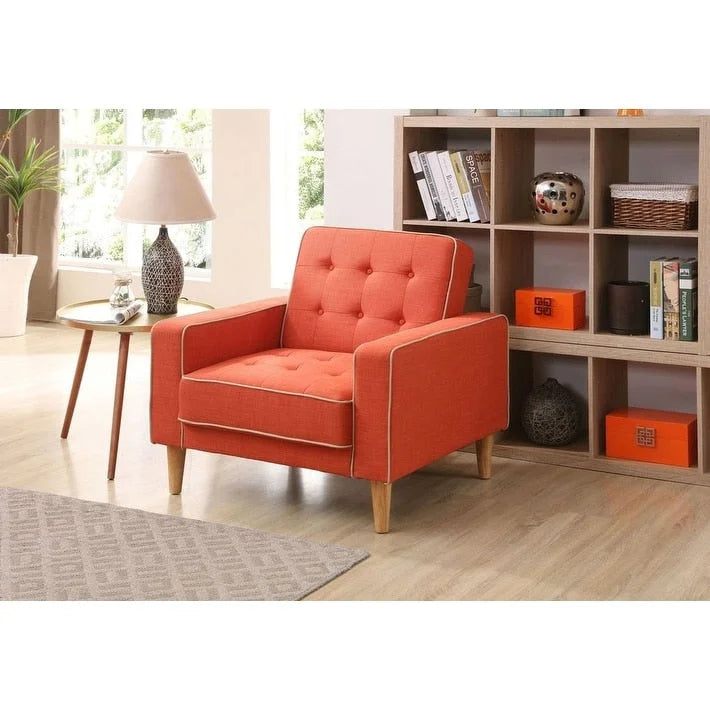 Lit plateforme en velours de style Mid-Century Modern avec tête de lit capitonnée et cadre en bois massif, mobilier de chambre