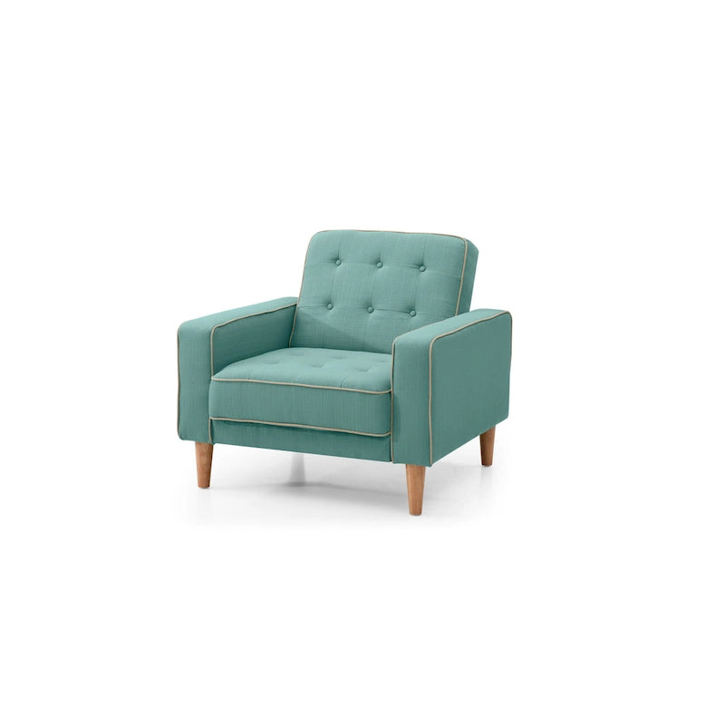 Lit plateforme en velours de style Mid-Century Modern avec tête de lit capitonnée et cadre en bois massif, mobilier de chambre