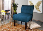 MJL Furniture Samantha Largo Button Tufted Accent Chair
