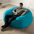 Pouf géant de 1,5 m de long, très grand, pour adultes et enfants