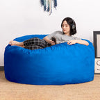 Pouf géant de 1,5 m de long, très grand, pour adultes et enfants