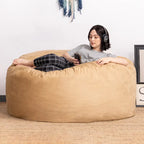 Pouf géant de 1,5 m de long, très grand, pour adultes et enfants
