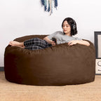Pouf géant de 1,5 m de long, très grand, pour adultes et enfants