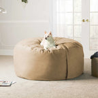 Pouf géant de 1,5 m de long, très grand, pour adultes et enfants