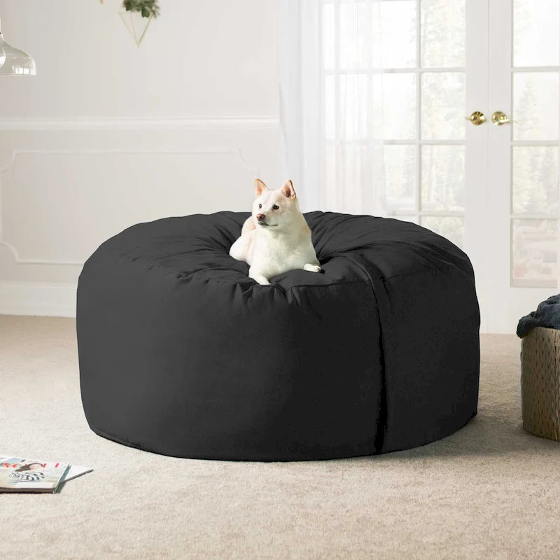 Pouf géant de 1,5 m de long, très grand, pour adultes et enfants