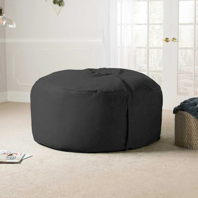 Pouf géant de 1,5 m de long, très grand, pour adultes et enfants