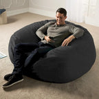 Pouf géant de 1,5 m de long, très grand, pour adultes et enfants