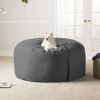 Pouf géant de 1,5 m de long, très grand, pour adultes et enfants