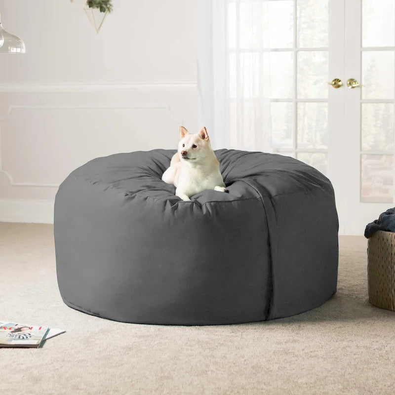 Pouf géant de 1,5 m de long, très grand, pour adultes et enfants