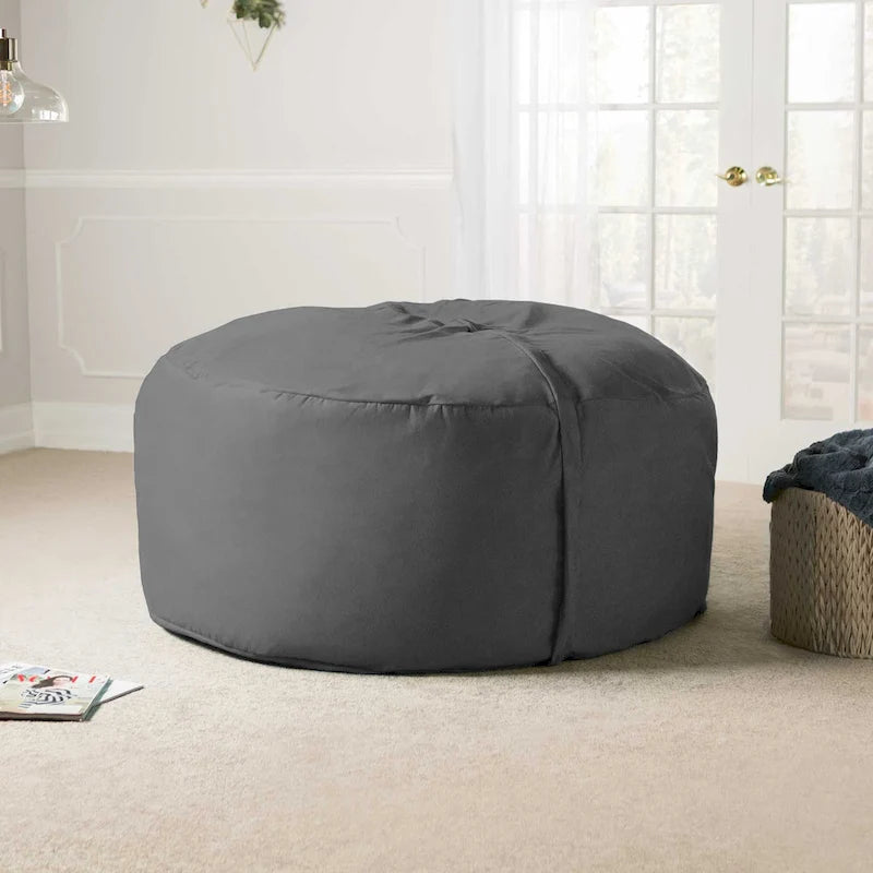 Pouf géant de 1,5 m de long, très grand, pour adultes et enfants