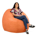 Pouf géant de 1,5 m de long, très grand, pour adultes et enfants