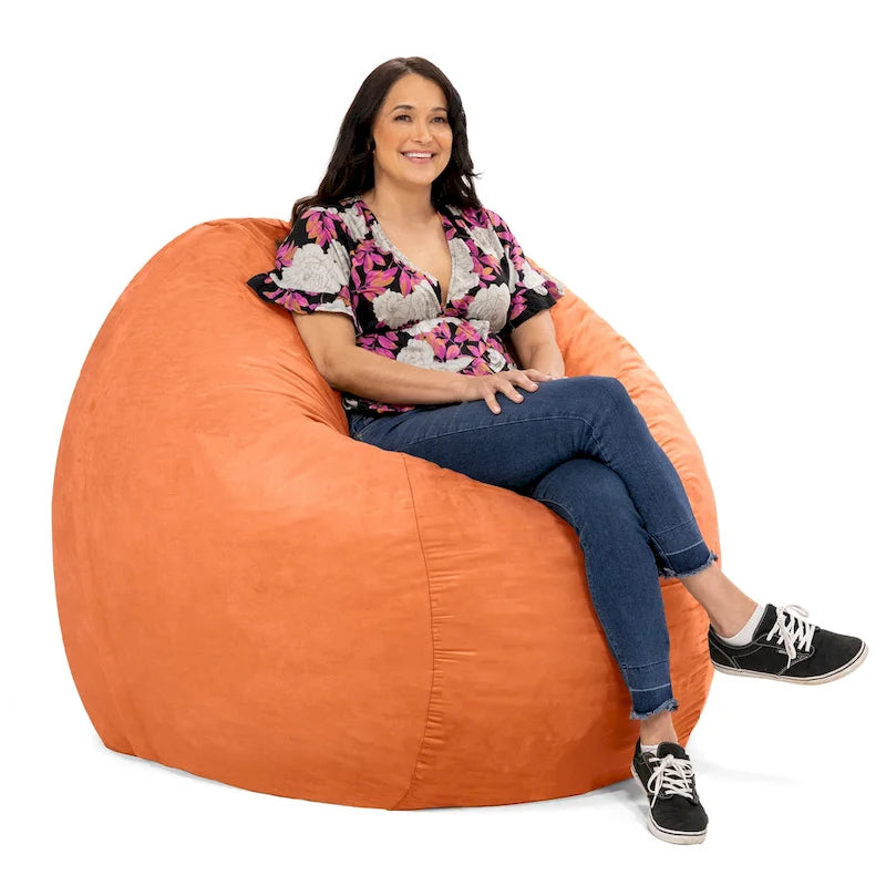 Pouf géant de 1,5 m de long, très grand, pour adultes et enfants