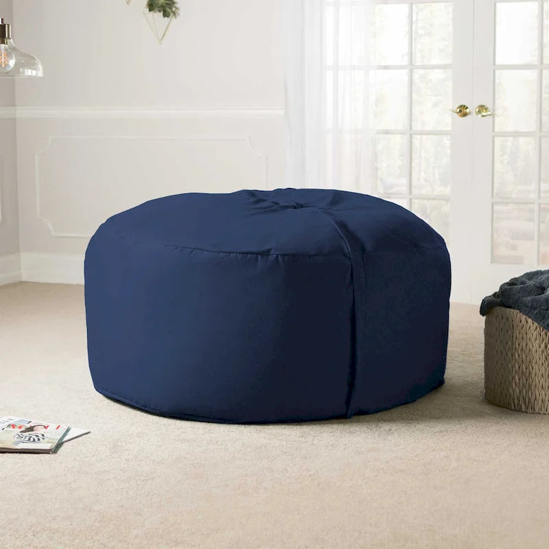 Pouf géant de 1,5 m de long, très grand, pour adultes et enfants