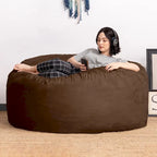 Pouf géant de 1,5 m de long, très grand, pour adultes et enfants