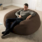 Pouf géant de 1,5 m de long, très grand, pour adultes et enfants