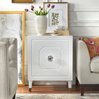 Meuble d'appoint Glam Porte à motifs Bouton en acrylique surdimensionné 3 options de finition Accent