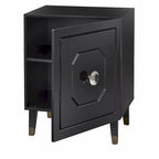 Meuble d'appoint Glam Porte à motifs Bouton en acrylique surdimensionné 3 options de finition Accent