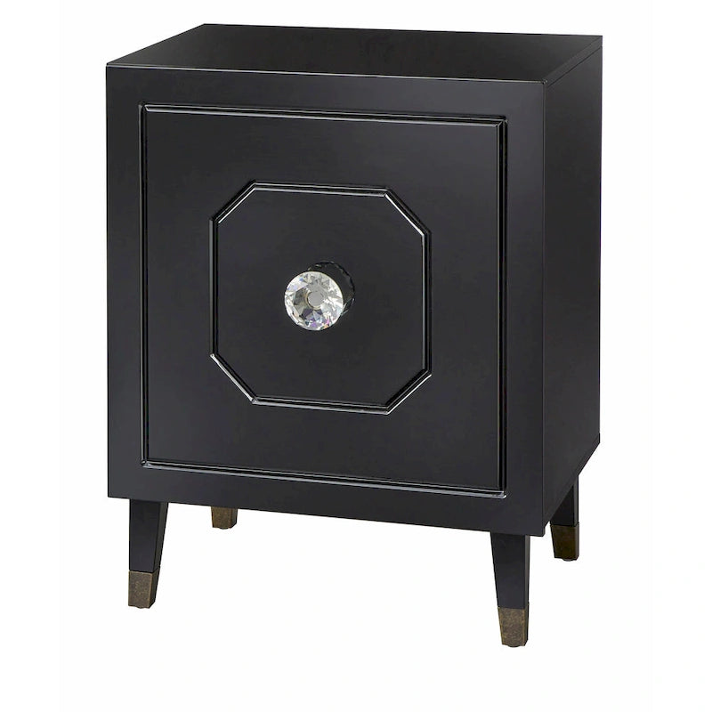 Meuble d'appoint Glam Porte à motifs Bouton en acrylique surdimensionné 3 options de finition Accent