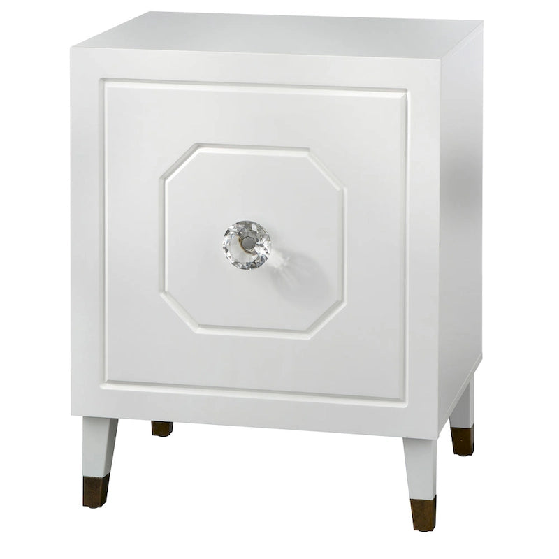 Meuble d'appoint Glam Porte à motifs Bouton en acrylique surdimensionné 3 options de finition Accent