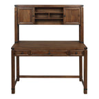 Meuble de rangement et bureau imitation bois avec 3 tiroirs Étagères ouvertes Rangement dissimulé Bureau à domicile 122x61x145 cm