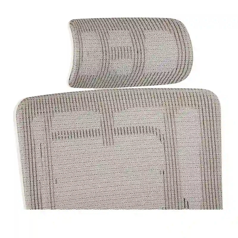 Chaise de bureau de direction en maille verticale respirante blanche, ergonomique à dossier haut