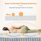Cadre de lit réglable avec matelas hybride à mémoire de forme 3000 Series de 30 cm