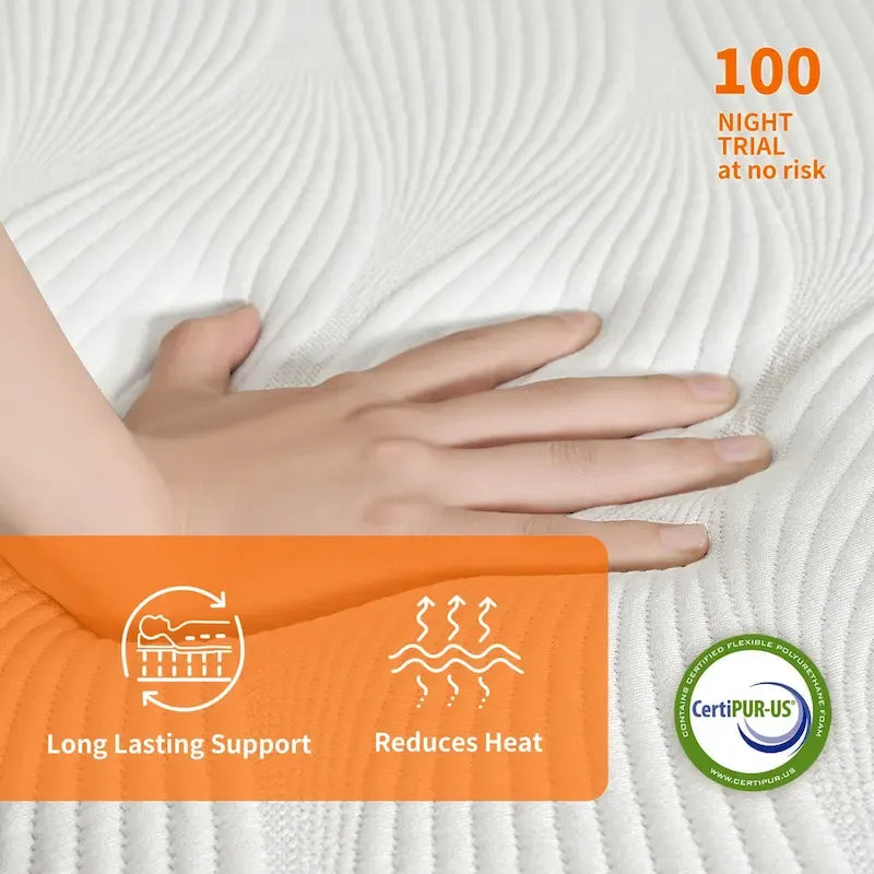 Cadre de lit réglable avec matelas hybride à mémoire de forme 3000 Series de 30 cm