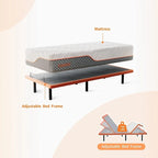 Cadre de lit réglable avec matelas hybride à mémoire de forme 3000 Series de 30 cm